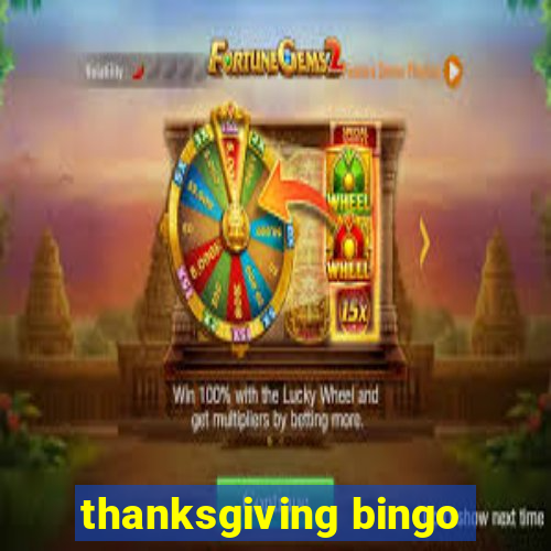 thanksgiving bingo